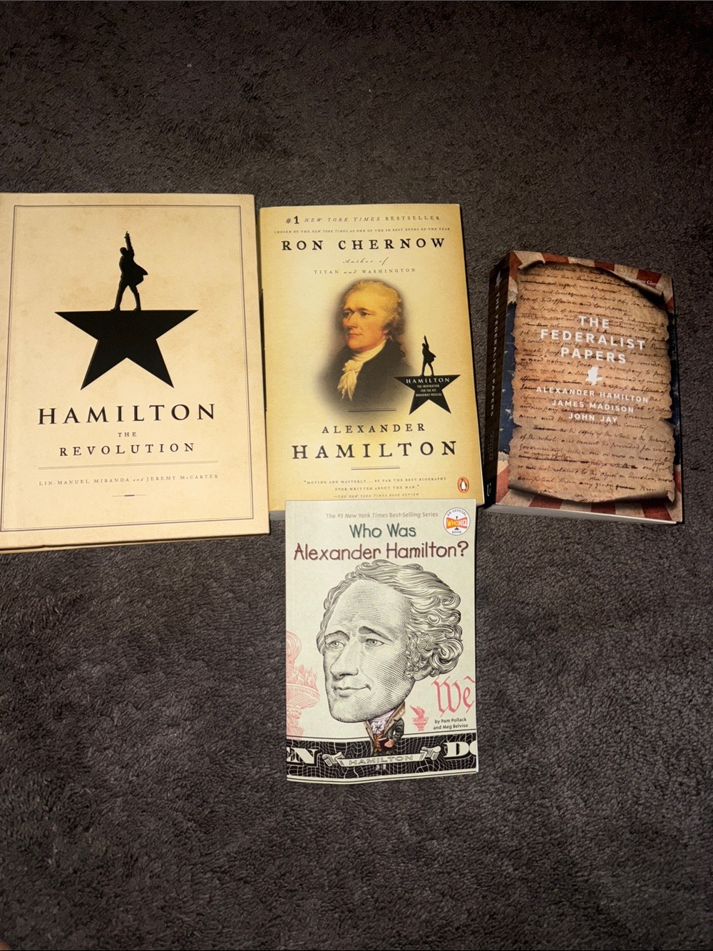 Hamilton Collection Book Set - Beige, Cream, Brown Covers